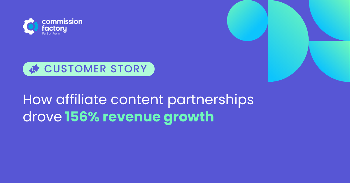 How affiliate content partnerships drove 156% revenue growth