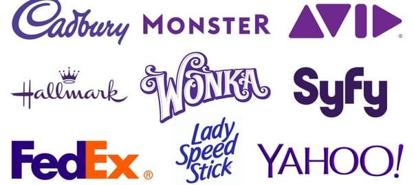 Examples of the Colour Purple in Marketing