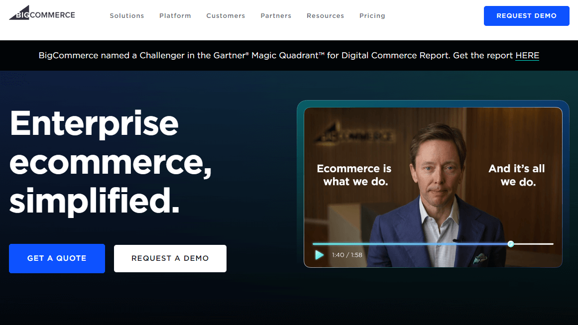 Selling Online on BigCommerce